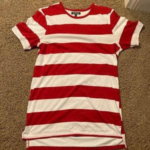 Red & White Striped Elwood T-Shirt